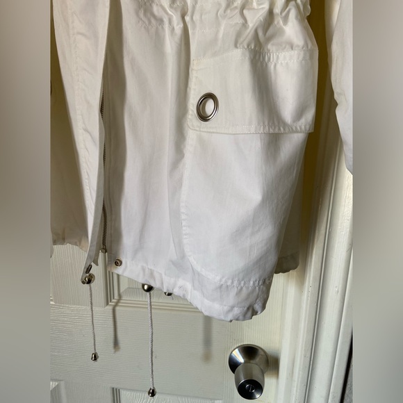 NWT Rare Vintage Boundary Waters Woman’s White 90’s style drawstring Jacket Lrg - Picture 7 of 13